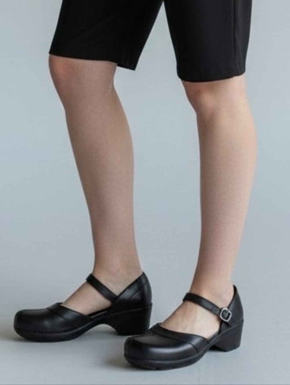 Dansko Sally Black Leather Mary Jane Clogs EUC $140 Size 40 US 9.5/10 S4034